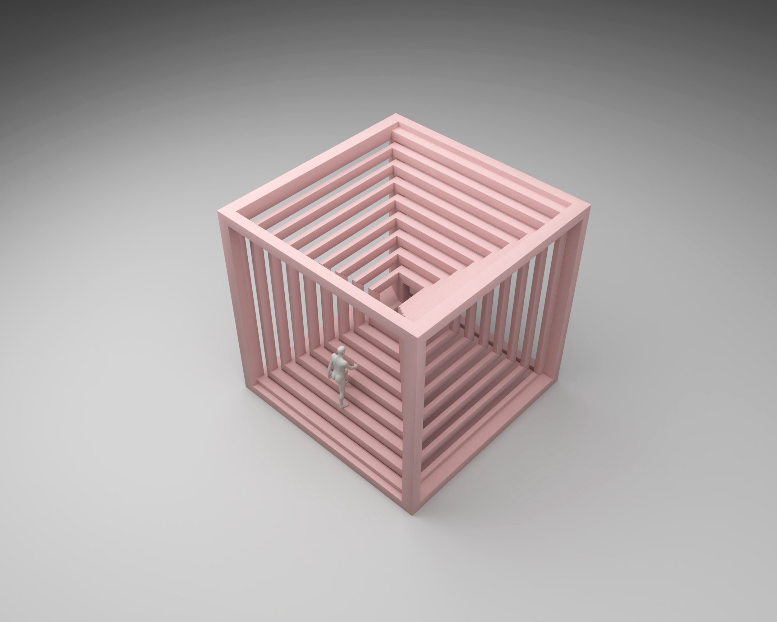 Pavilion concept inspired by kirigami and Solange’s Metatronia – sculptural folded form and ceremonial structure - Maquette Diagram